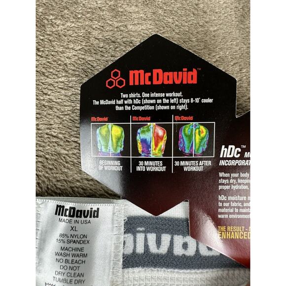 Womens Padded Sliding Shorts XL White New McDavid 723T - Picture 5 of 8